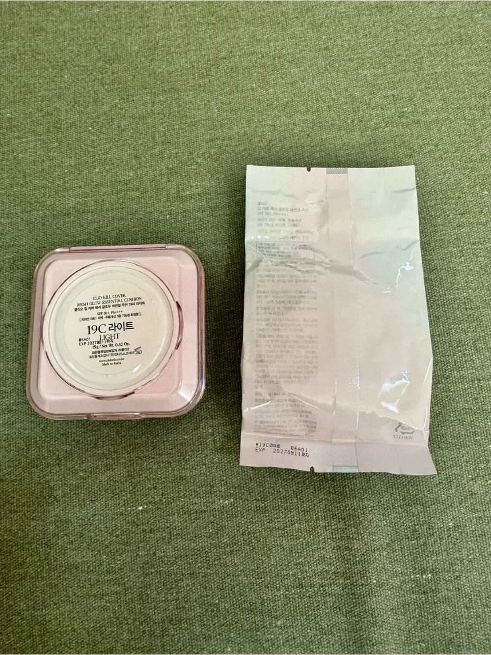 Clio Kill Cover Mesh Glow Cushion Compact — 19C Light (라이트)